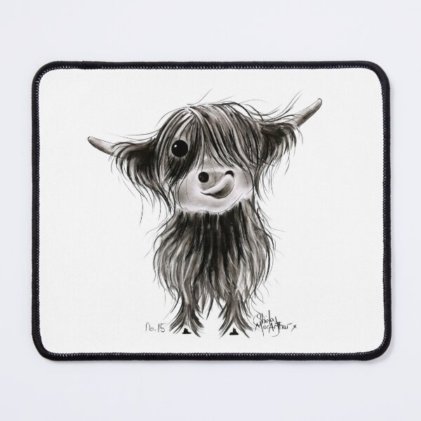 Item preview, HiGHLaND CoW PRiNT SCoTTiSH ' No. 15 ' BY SHiRLeY MacARTHuR designed and sold by Shirley MacArthur Art.
