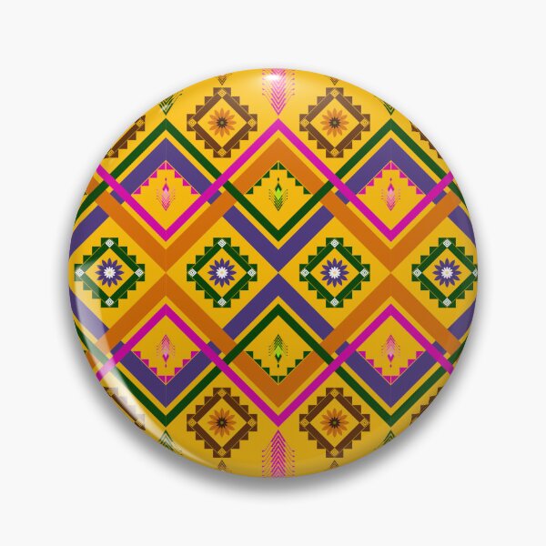Item preview, Pastel Colored Floral Patterns / Batik Pattern / Ethnic pattern Seamless Yellow Purple designed and sold by RisaArt22.