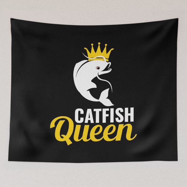 Item preview, Catfish Queen Catfishing Fishing Fisherman Fish designed and sold by CuteDesigns1.