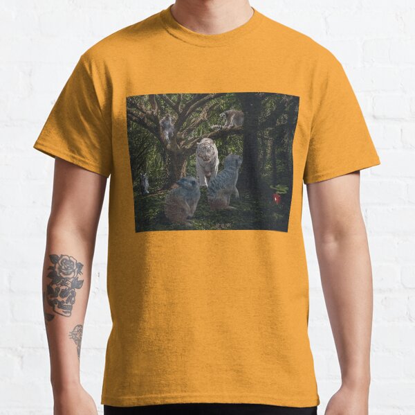 verschiedene Tiere im Wald Classic T-Shirt