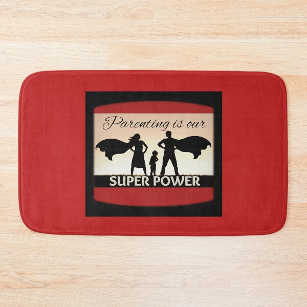 Item preview, Parenting Is Our Superpower design declares your parenthood success. Great for new parents, toddler parents, shower gift, stuggling parents, positive affirmations and as a unique gift.  designed and sold by tranquilbeach.