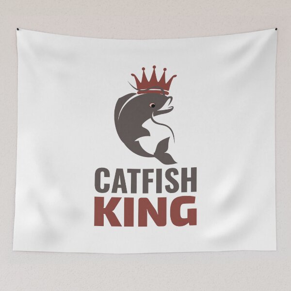 Item preview, Catfish King Catfishing Fishing Fisherman Fish designed and sold by CuteDesigns1.