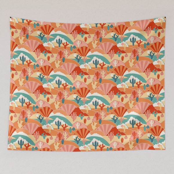 Item preview, Desert cactus print designed and sold by Cheekyleopard.