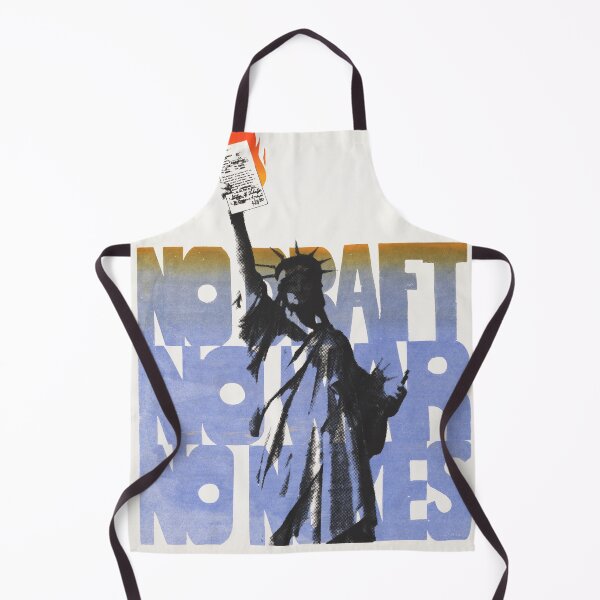Item preview, NO DRAFT NO WAR NO NUKES Statue of Liberty with a Burning Draft Card Vintage America Peace Poster designed and sold by retroposters.