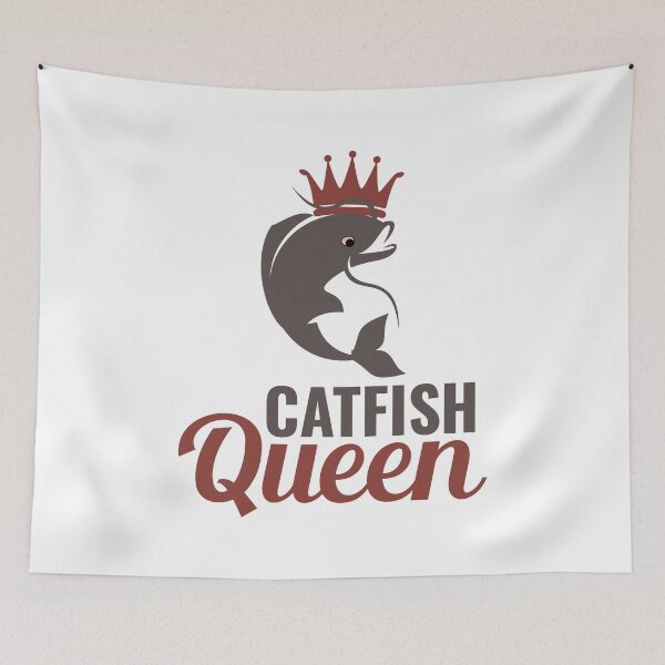 Item preview, Catfish Queen Catfishing Fishing Fisherman Fish designed and sold by CuteDesigns1.