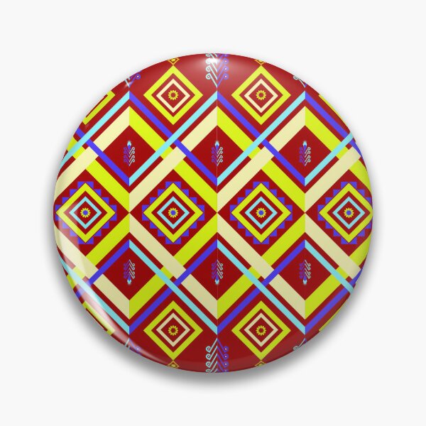 Item preview, Batik Pattern / Ethnic pattern Seamless Red Yellow Blue designed and sold by RisaArt22.
