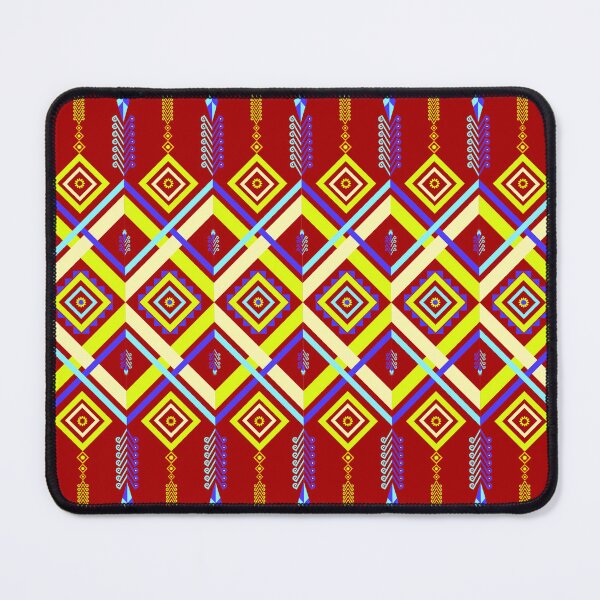 Item preview, Batik Pattern / Ethnic pattern Seamless Red Yellow Blue designed and sold by RisaArt22.