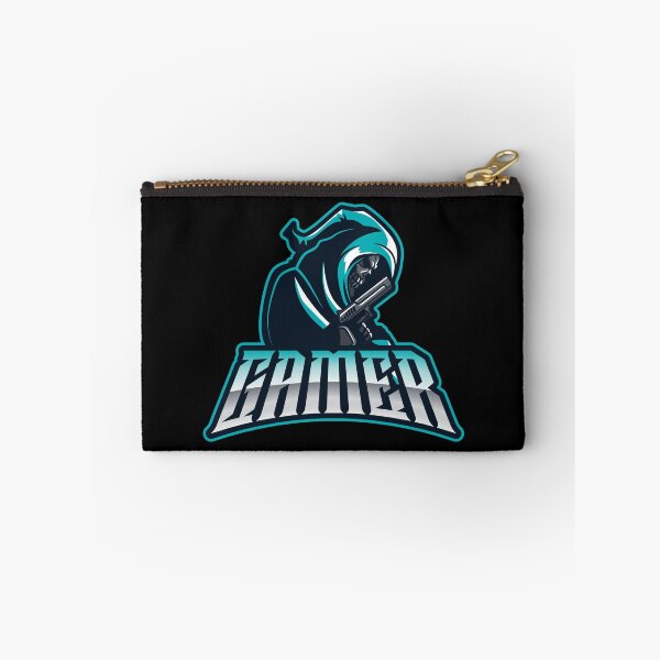 Item preview, Gamer with Armed holding Handgun designed and sold by PRIVARSHU.