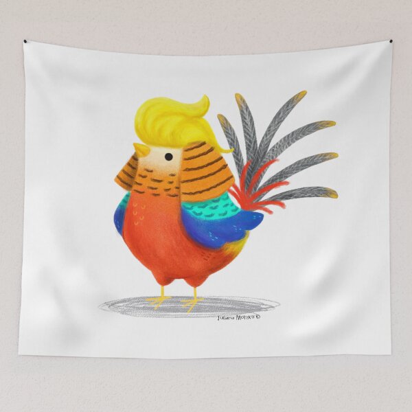 Item preview, Golden Pheasant bird designed and sold by julianamotzko.