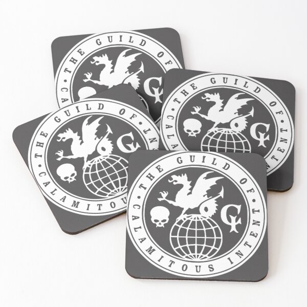 Item preview, Guild of Calamitous Intent from Venture Bros (White logo) designed and sold by DrachenFire.