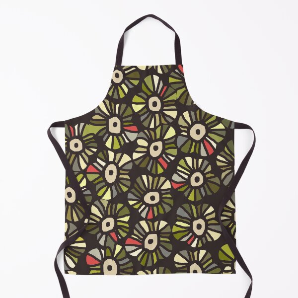 Item preview, Colored Seamless Floral Stained Glass in Gradient Green and Gray #1 designed and sold by Deutschic.