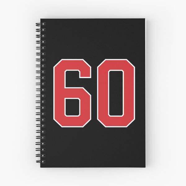 Item preview, Sports Number 60, red black color lucky sport sixty designed and sold by ArtIsParty.