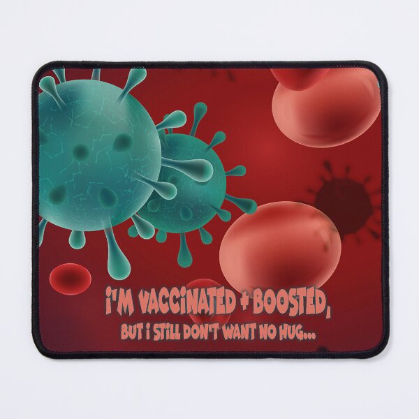 Item preview, I'm  Fully Vaccinated & Boosted designed and sold by RocFashions.