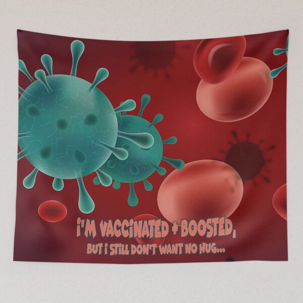 Item preview, I'm  Fully Vaccinated & Boosted designed and sold by RocFashions.