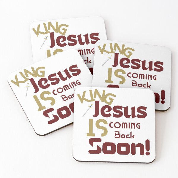 Item preview, King Jesus Christ is coming back soon! designed and sold by mindmaster007.