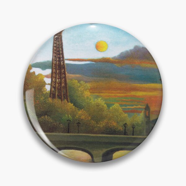 Item preview, Henri Rousseau - Seine and Eiffel Tower in the Sunset  designed and sold by TeeARTHY.
