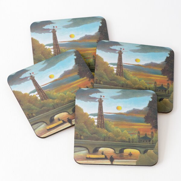 Item preview, Henri Rousseau - Seine and Eiffel Tower in the Sunset  designed and sold by TeeARTHY.