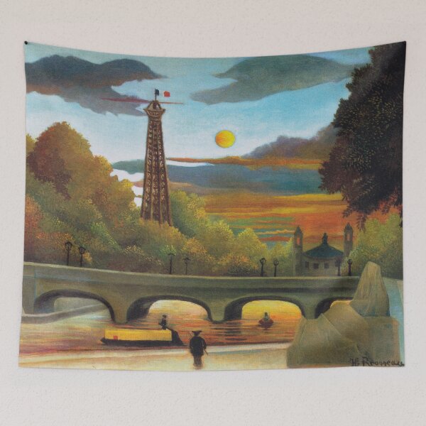 Item preview, Henri Rousseau - Seine and Eiffel Tower in the Sunset  designed and sold by TeeARTHY.