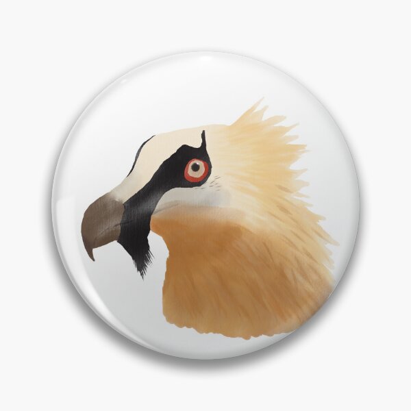 Item preview, Adult Bearded Vulture portrait designed and sold by AndrasVasasArt.