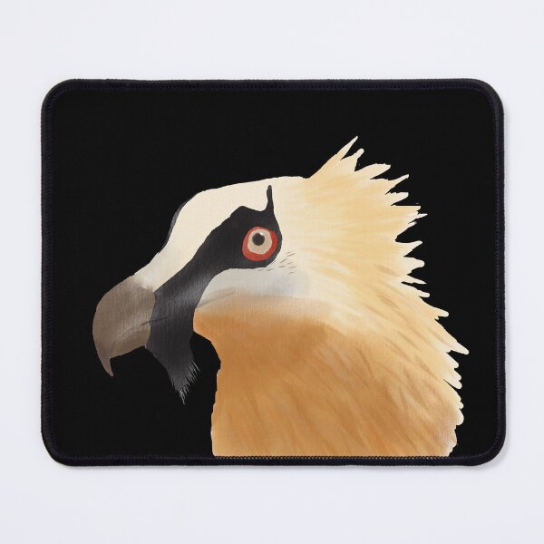 Item preview, Adult Bearded Vulture portrait designed and sold by AndrasVasasArt.