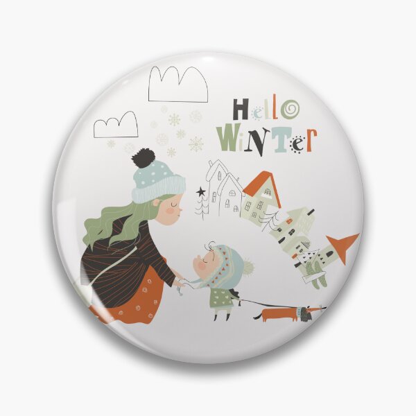 Item preview, Hello Winter designed and sold by ZubiyaArt.