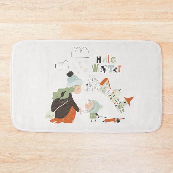 Item preview, Hello Winter designed and sold by ZubiyaArt.