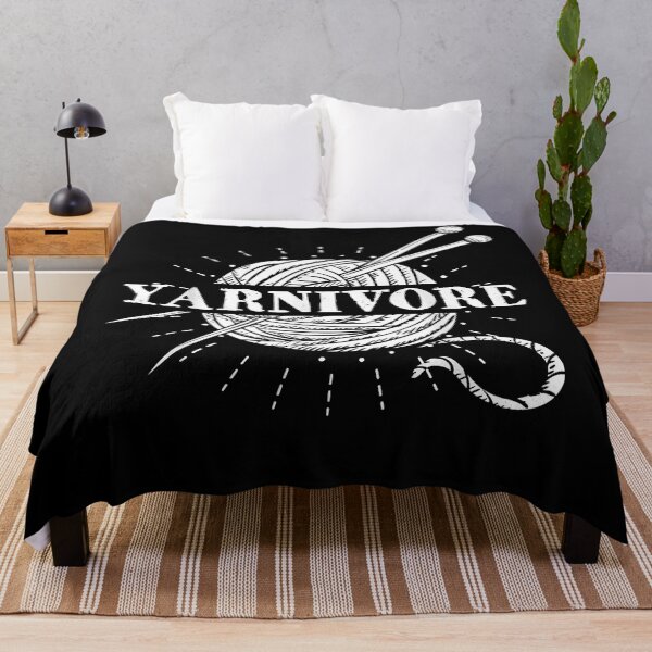 Item preview, Yarnivore - Camiseta de punto de punto de ganchillo de ganchillo designed and sold by pinkeyatur.
