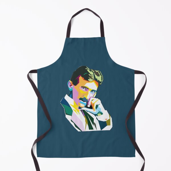 Item preview, Nikola Tesla Color Sketch- for Electrician, Electrical Engineers designed and sold by EngineersArt.