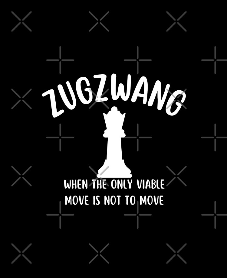 Zugzwang - Chess quote iPad Case & Skin for Sale by yoshra