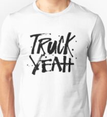LKW Yeah - lustiges Fernlastfahrer-Redneck-Land-südliches Sprichwort-Zitat Slim Fit T-Shirt