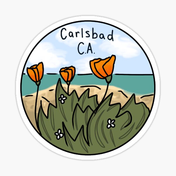 Item preview, Carlsbad Beach  designed and sold by As-You-Wish-.