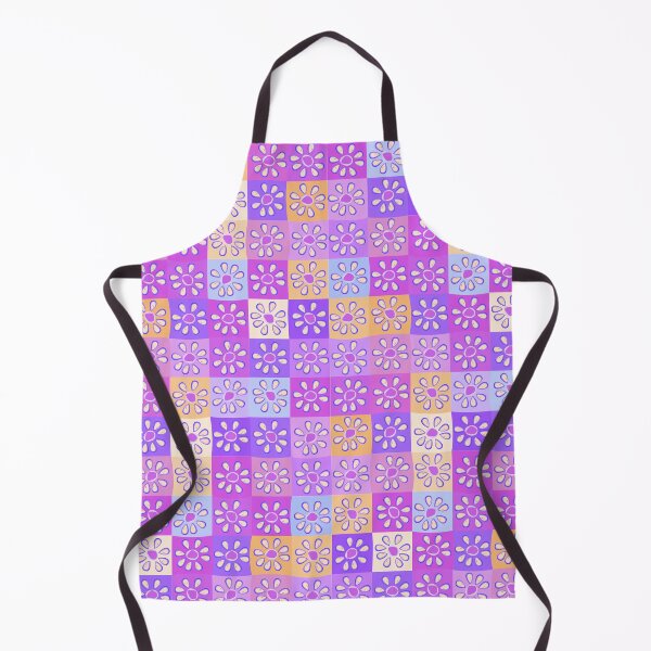 Item preview, Pink Violet Doodle Tiled Flower Pattern designed and sold by risingrocket.