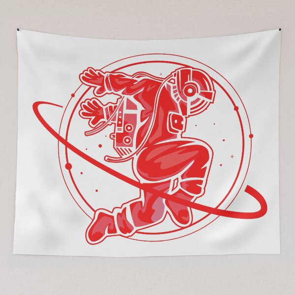 Item preview, Sliding astronaut (red) designed and sold by PassKoms.