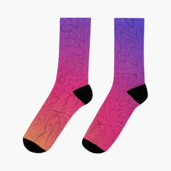 Item preview, Instagram gradient wavy grid designed and sold by rodentpad.
