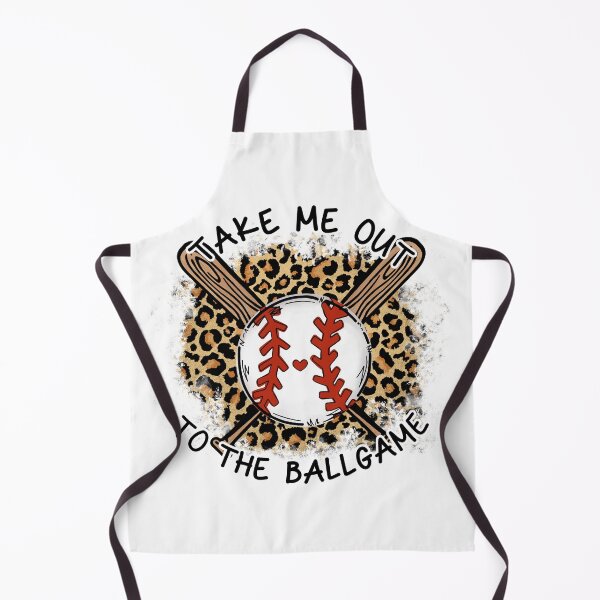 Item preview, Mom Baseball - Take Me Out To The Ballgame - Leopard Design - Bleached Distressed Leopard Take me out to the ballgame sports mom baseball shirt designed and sold by amazinGraphic.