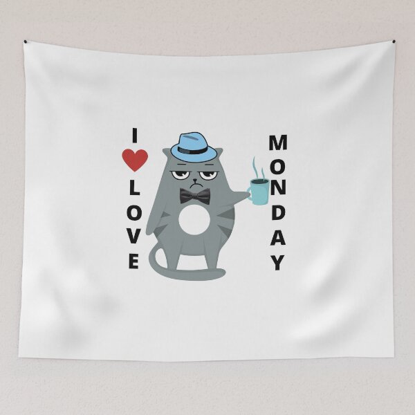 Item preview, I LOVE MONDAY designed and sold by DonaFada.