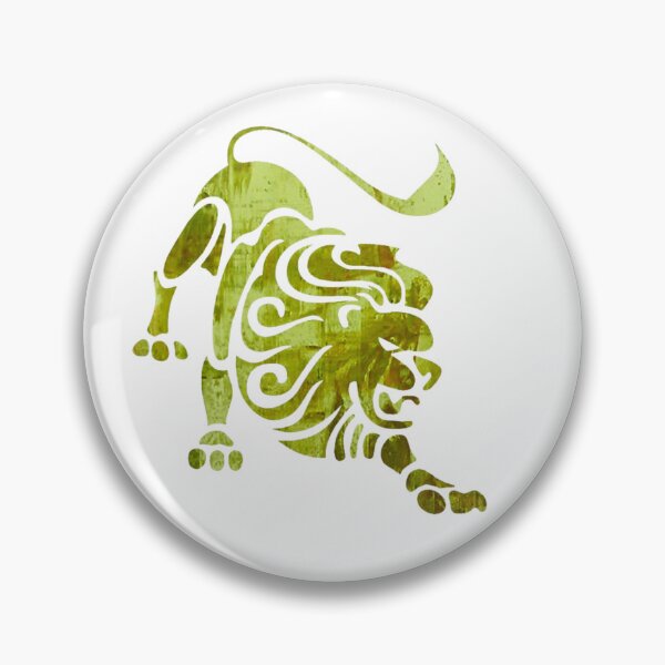 Item preview, Leo Zodiac Symbol Silhouette Design With August Birthstone Peridot Background  designed and sold by TacoRose.