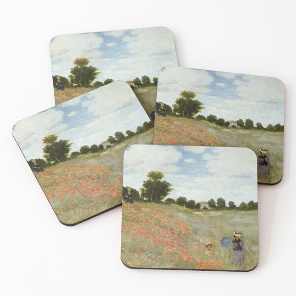 Item preview, Poppies the Claude Monet promenade, designed and sold by arthistory.