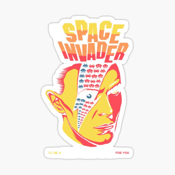 The Invader Sticker