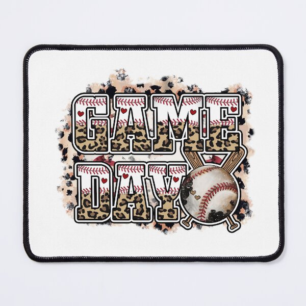 Item preview, Mom Baseball - Game Day - Leopard Design - Bleached Distressed Leopard GAME DAY sports mom baseball shirt designed and sold by amazinGraphic.