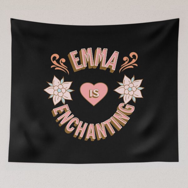 Item preview, Emma is Enchanting - First Names - Birthday Gifts - Alliteration Fans designed and sold by epicthoughts.