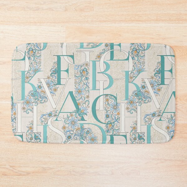 Item preview, Letters & Flowers. ABC designed and sold by Anna Pogulyaeva.