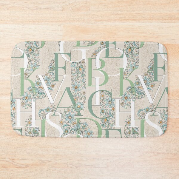 Item preview, Letters & Flowers. ABC designed and sold by Anna Pogulyaeva.