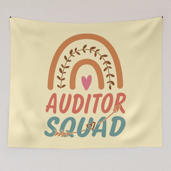 Item preview, Auditor Squad Rainbow Quote Gift Idea For Men and Womens - Funny Auditor designed and sold by Mmmm3344.