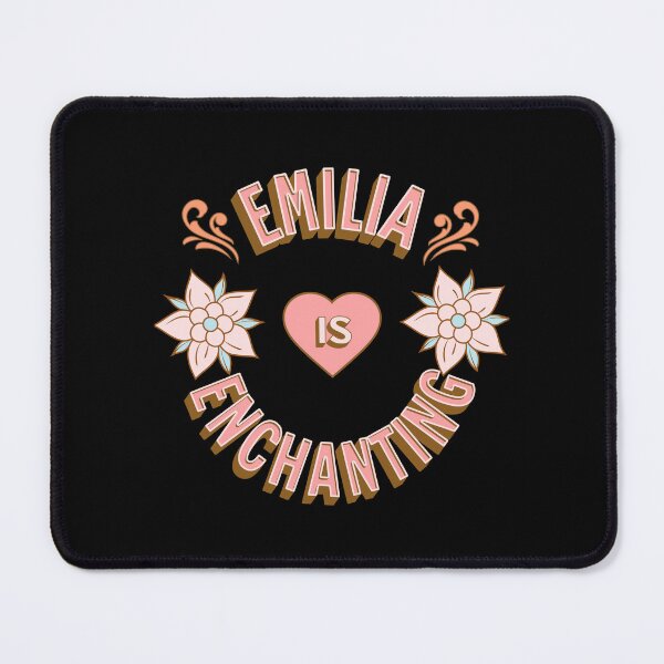 Item preview, Emilia is Enchanting - First Names - Birthday Gifts - Alliteration Fans designed and sold by epicthoughts.