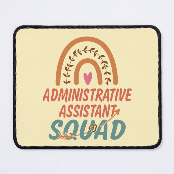 Item preview, Administrative Assistant Squad Rainbow Quote Gift Idea For Men and Womens - Funny Administrative Assistant designed and sold by Mmmm3344.