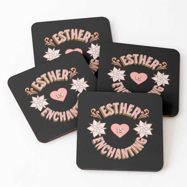 Item preview, Esther is Enchanting - First Names - Birthday Gifts - Alliteration Fans designed and sold by epicthoughts.