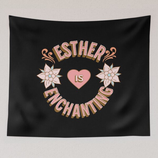 Item preview, Esther is Enchanting - First Names - Birthday Gifts - Alliteration Fans designed and sold by epicthoughts.