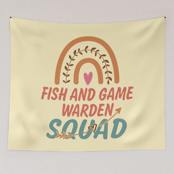 Item preview, Fish And Game Warden Squad Rainbow Quote Gift Idea For Men and Womens - Funny Fish And Game Warden designed and sold by Mmmm3344.
