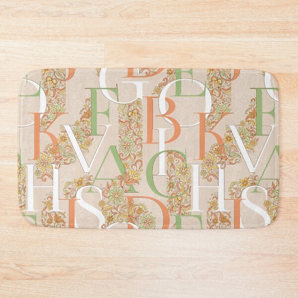 Item preview, Letters & Flowers. ABC designed and sold by Anna Pogulyaeva.